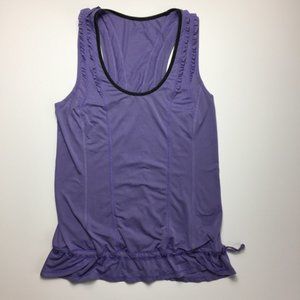 Lululemon Purple Flattering Ruffle Tank Top